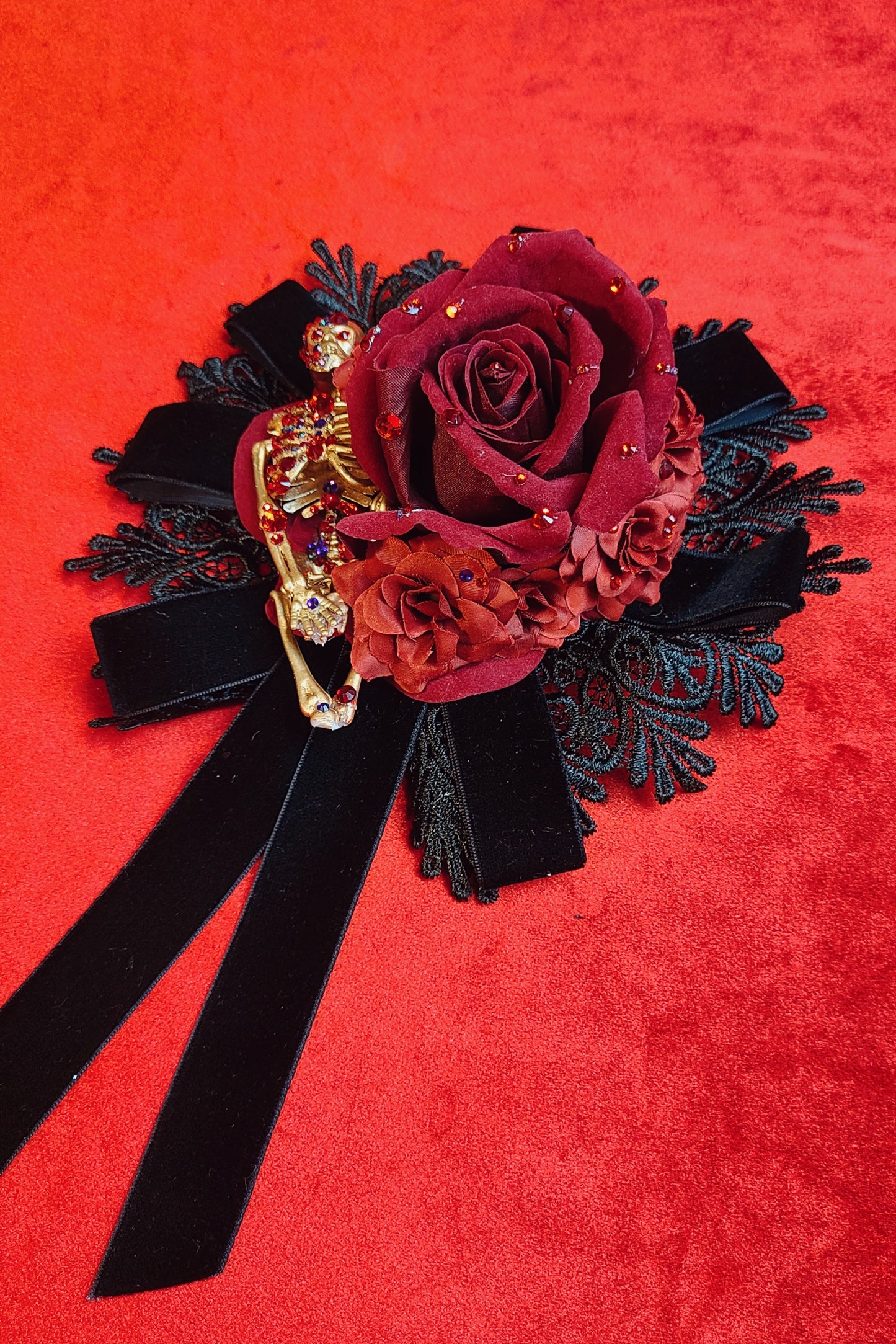 Red Rose Nightmare headpiece