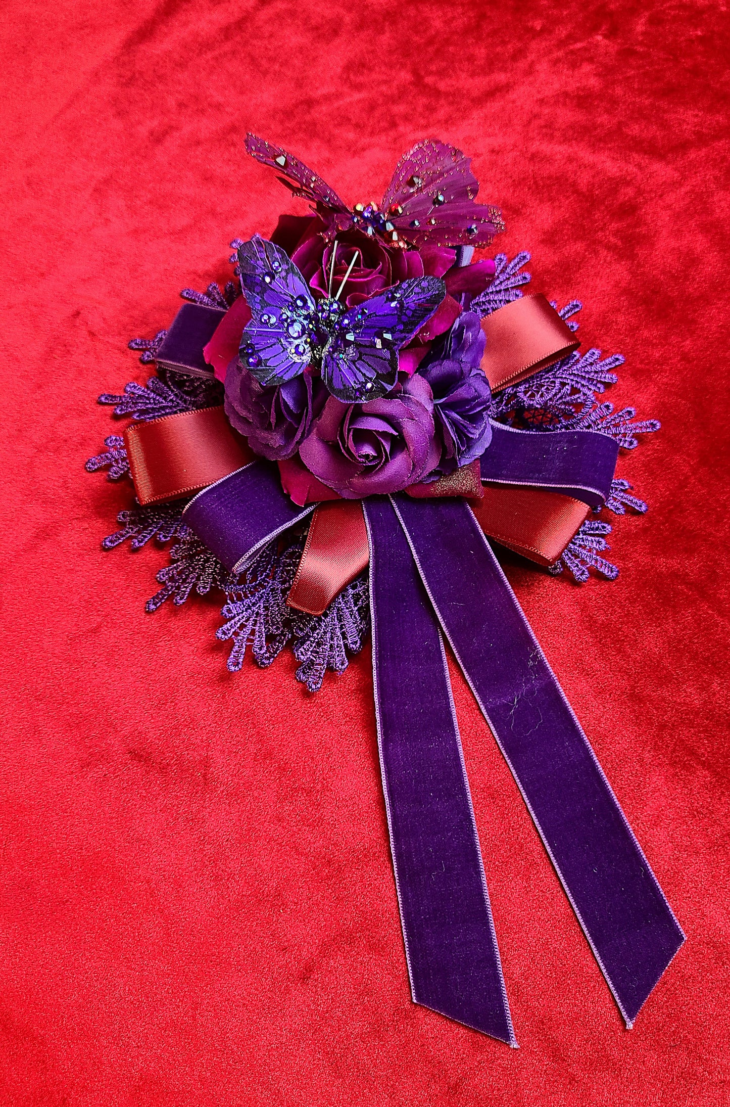 Violet Rose & The Butterfly headpiece (SOLD OUT)