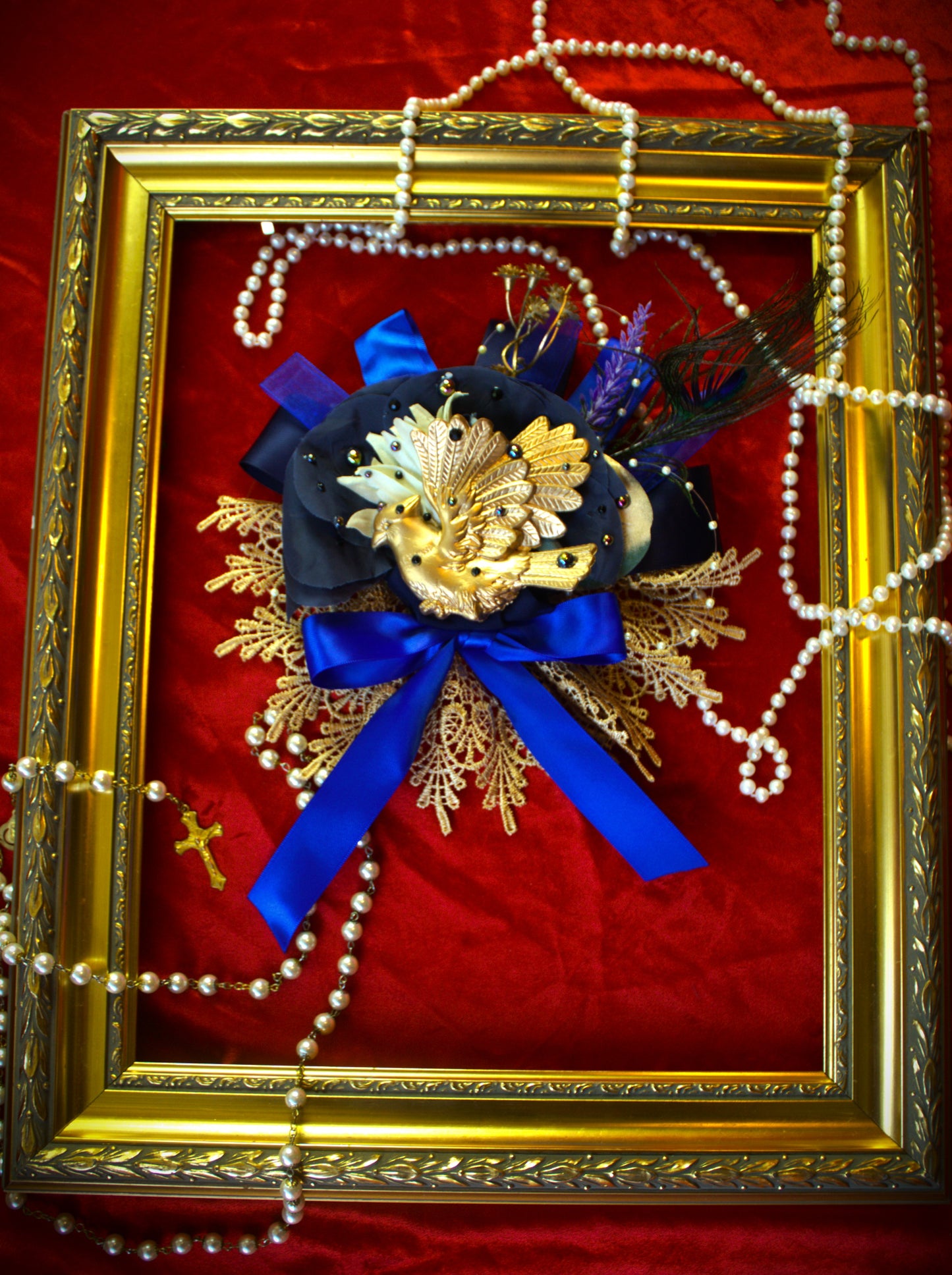 Gold Bird Fluer headpiece