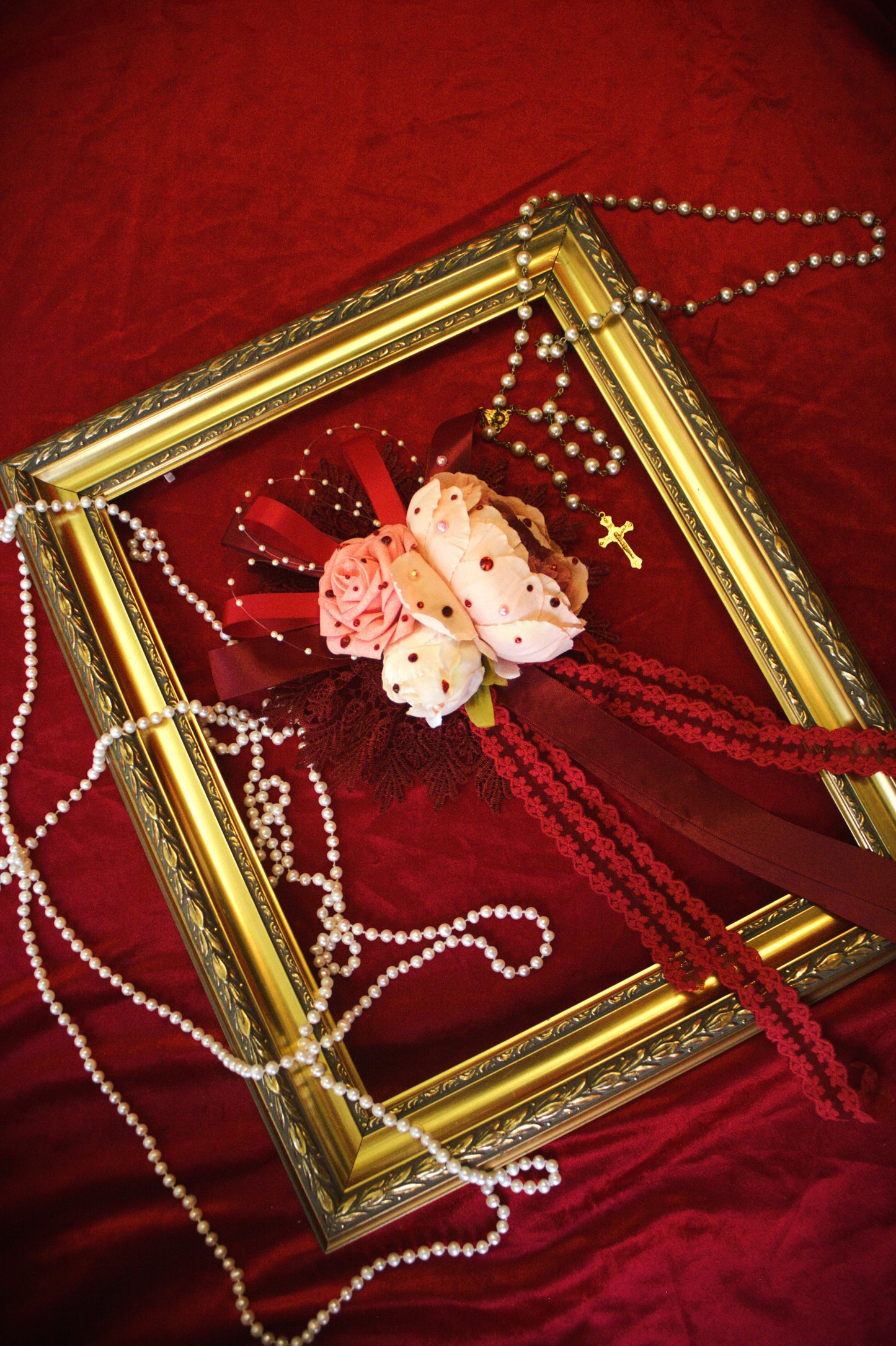 Rose Fleur headpiece