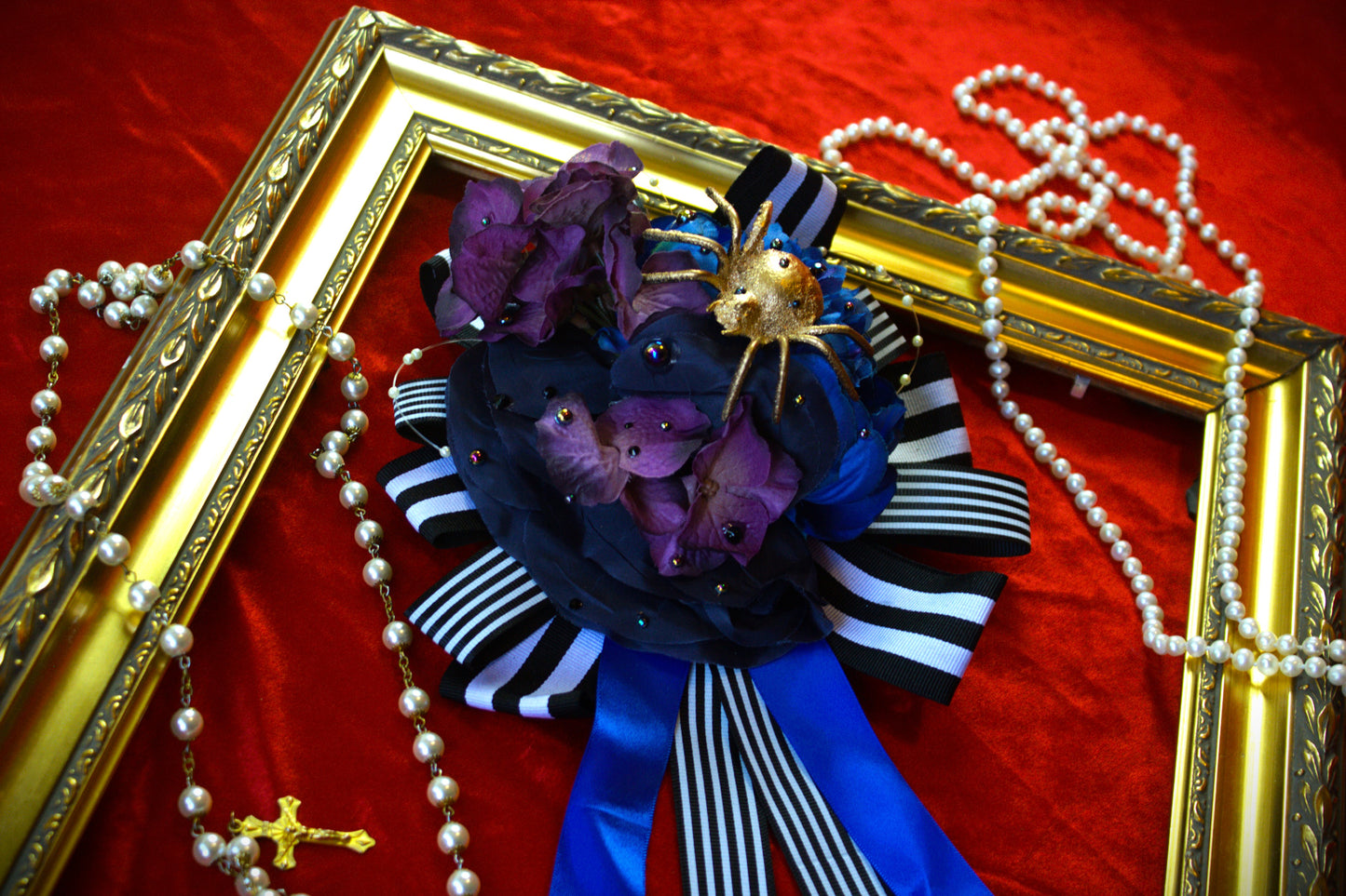 araignée fleur headpiece