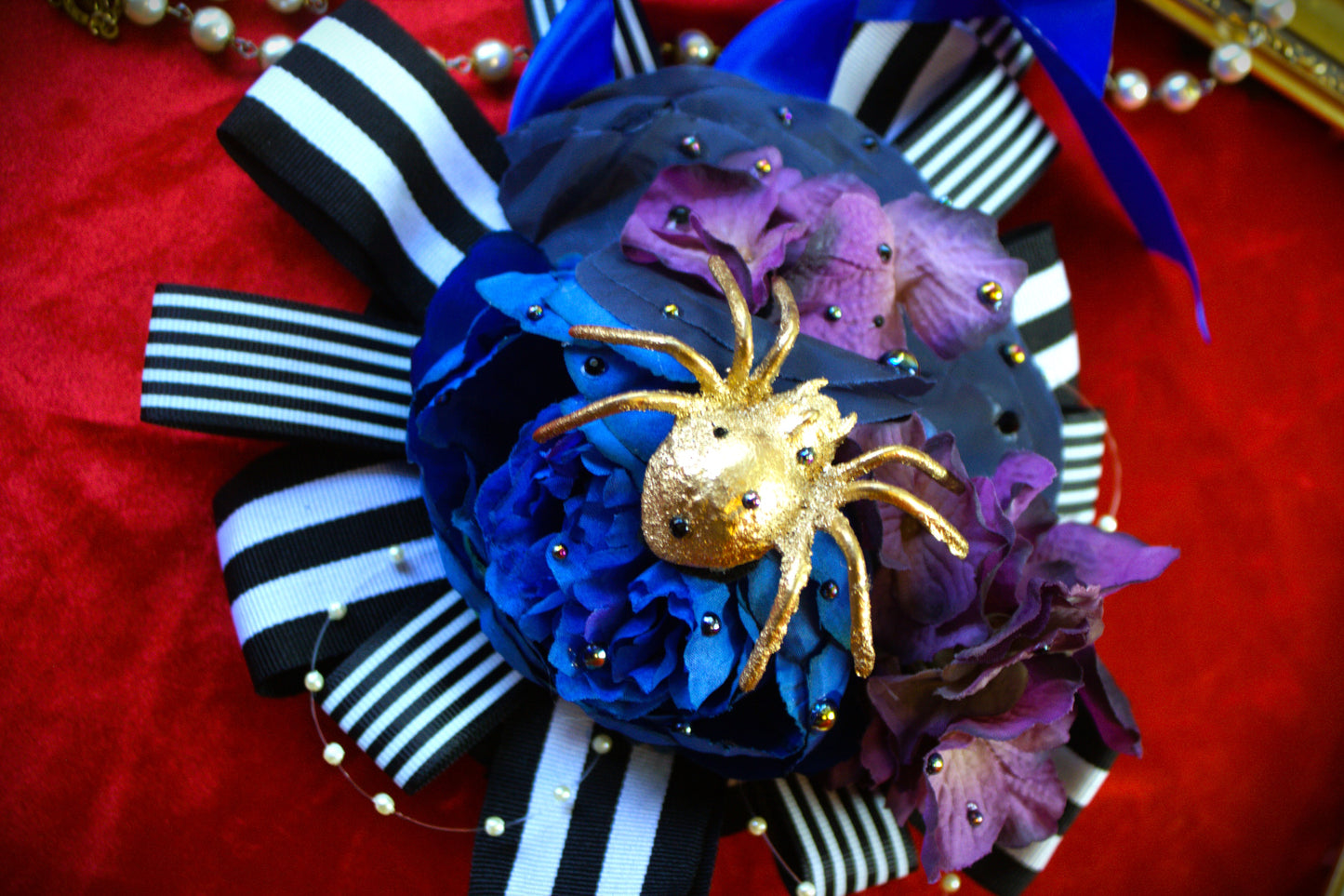 araignée fleur headpiece