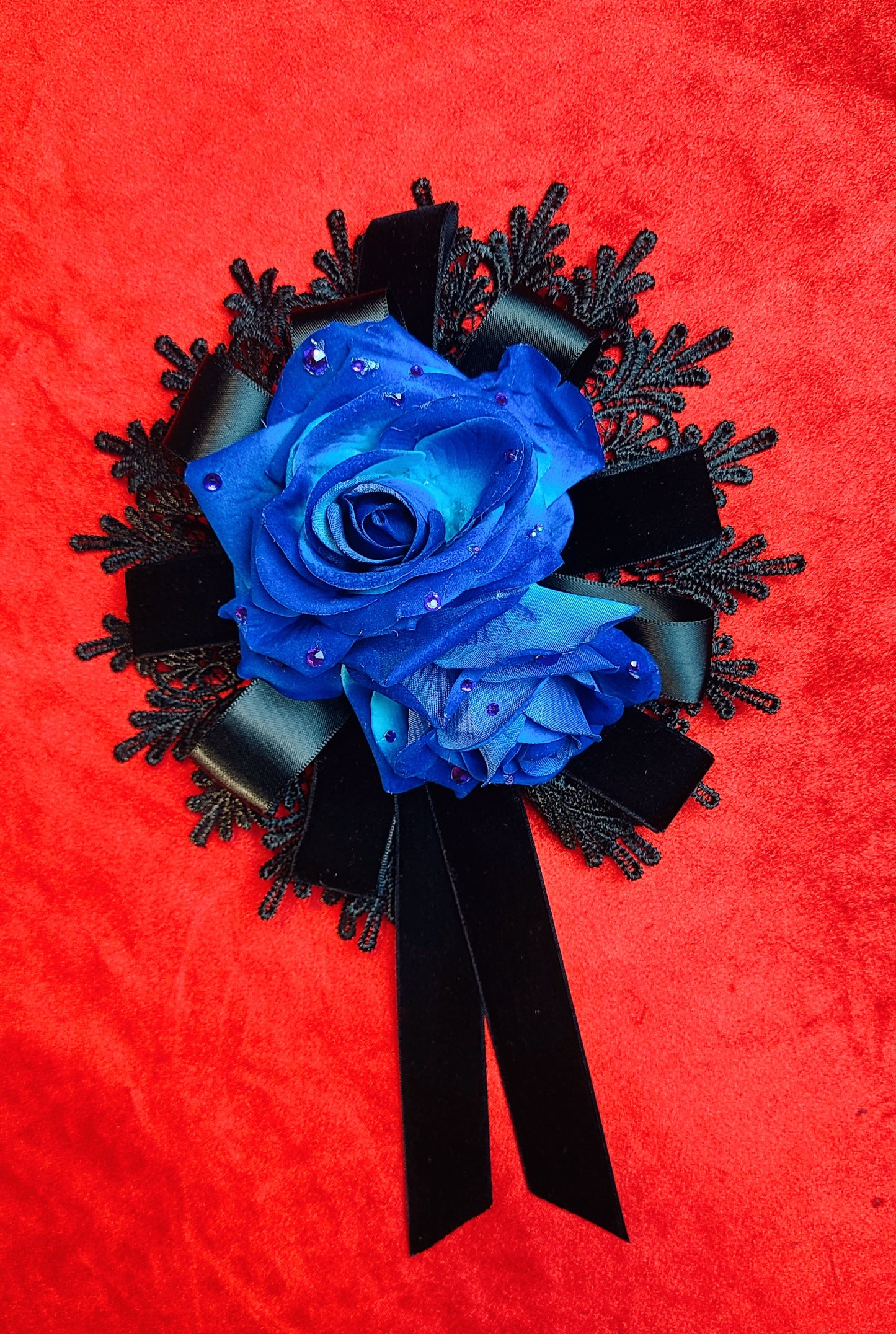 Rose bleue Headpiece