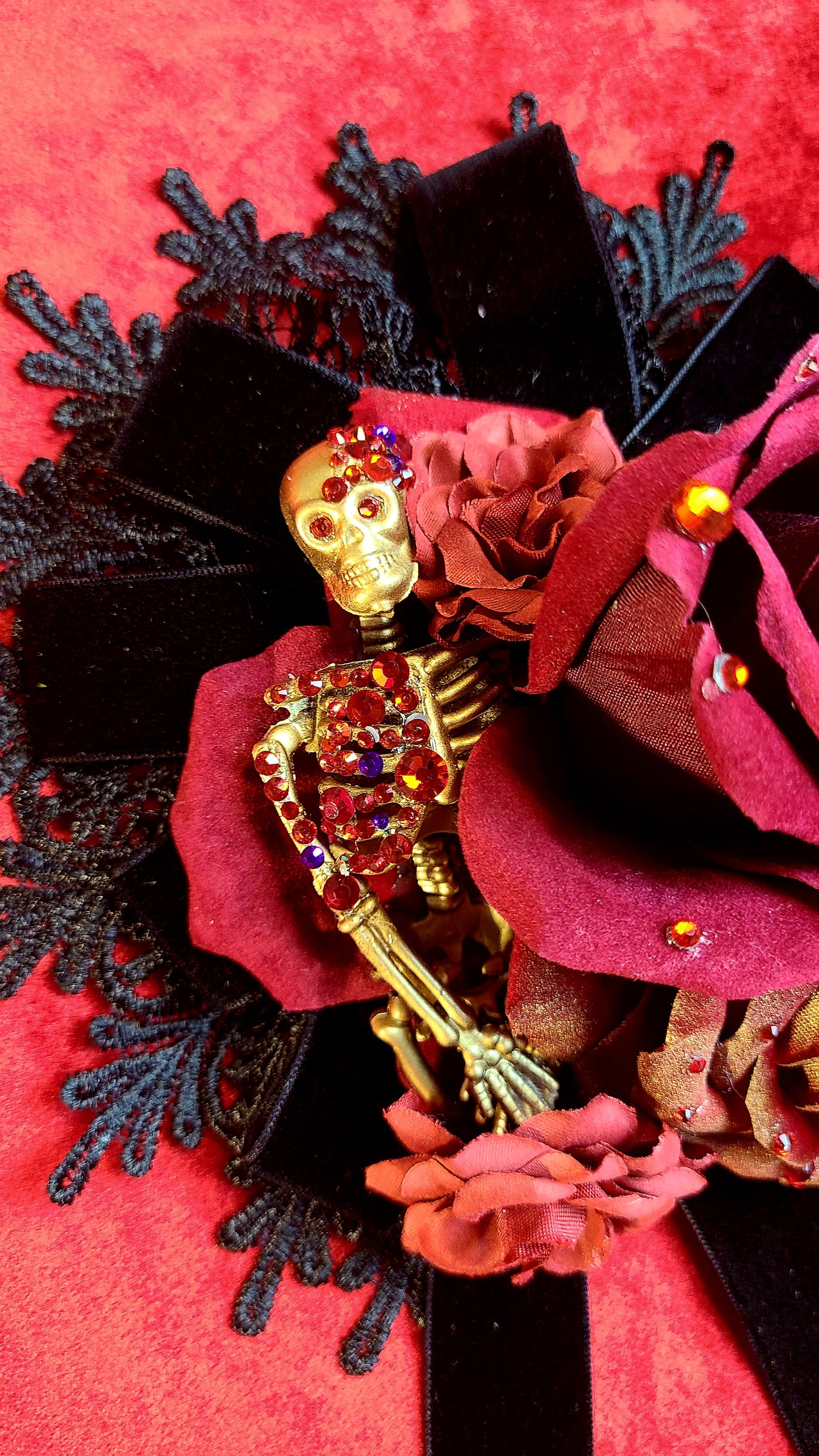 Red Rose Nightmare headpiece