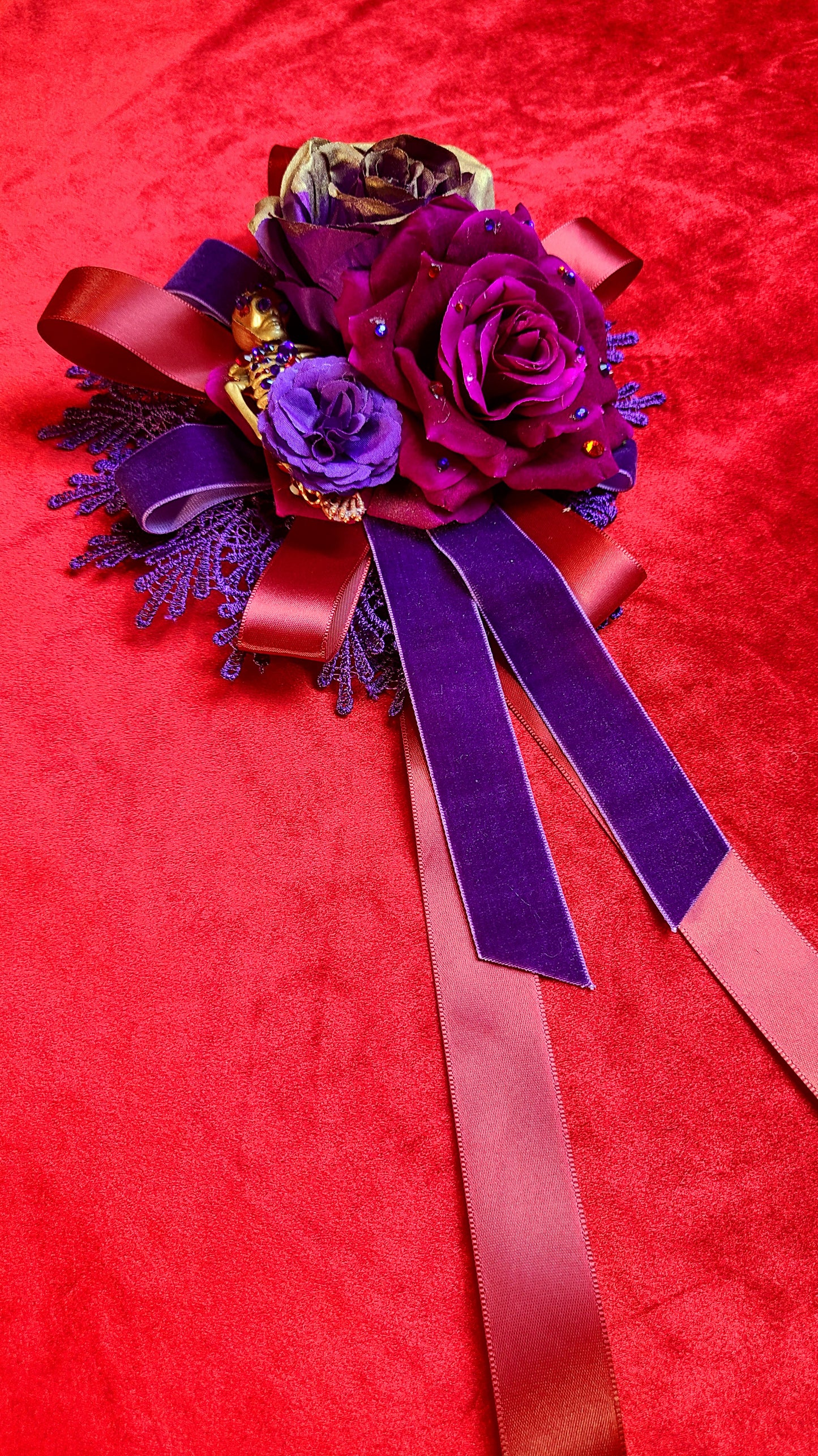 Violet Rose Nighmare headpiece