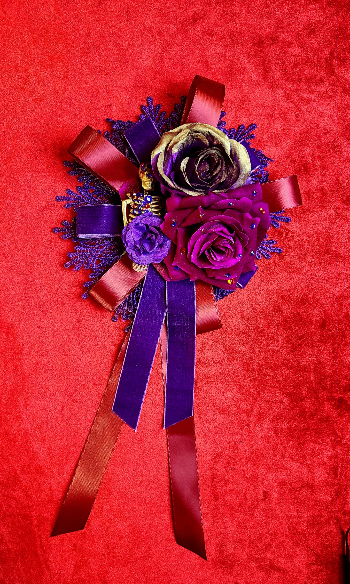 Violet Rose Nighmare headpiece