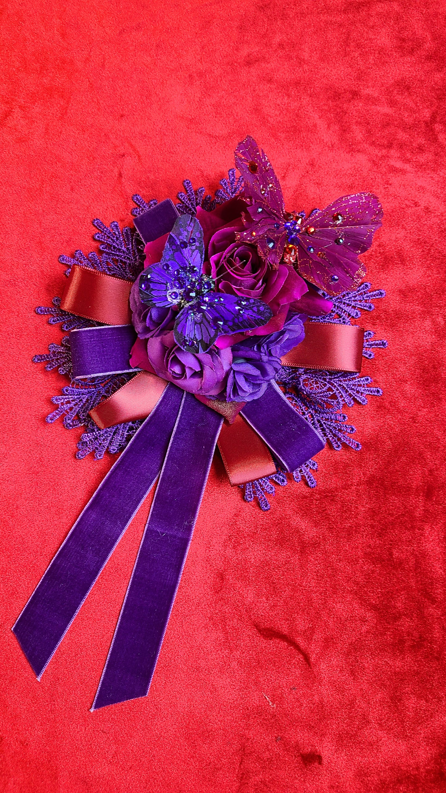 Violet Rose & The Butterfly headpiece (SOLD OUT)