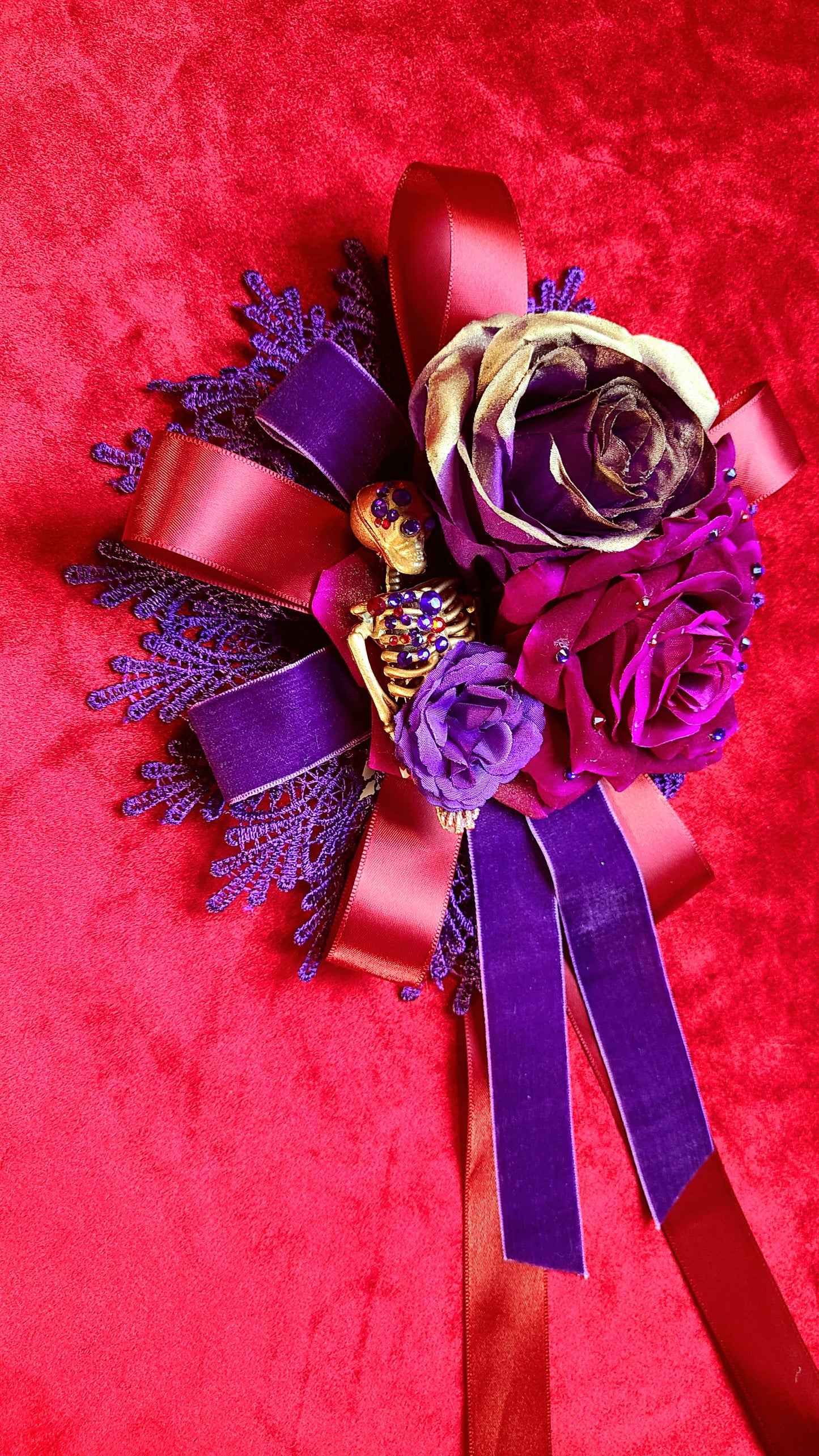 Violet Rose Nighmare headpiece