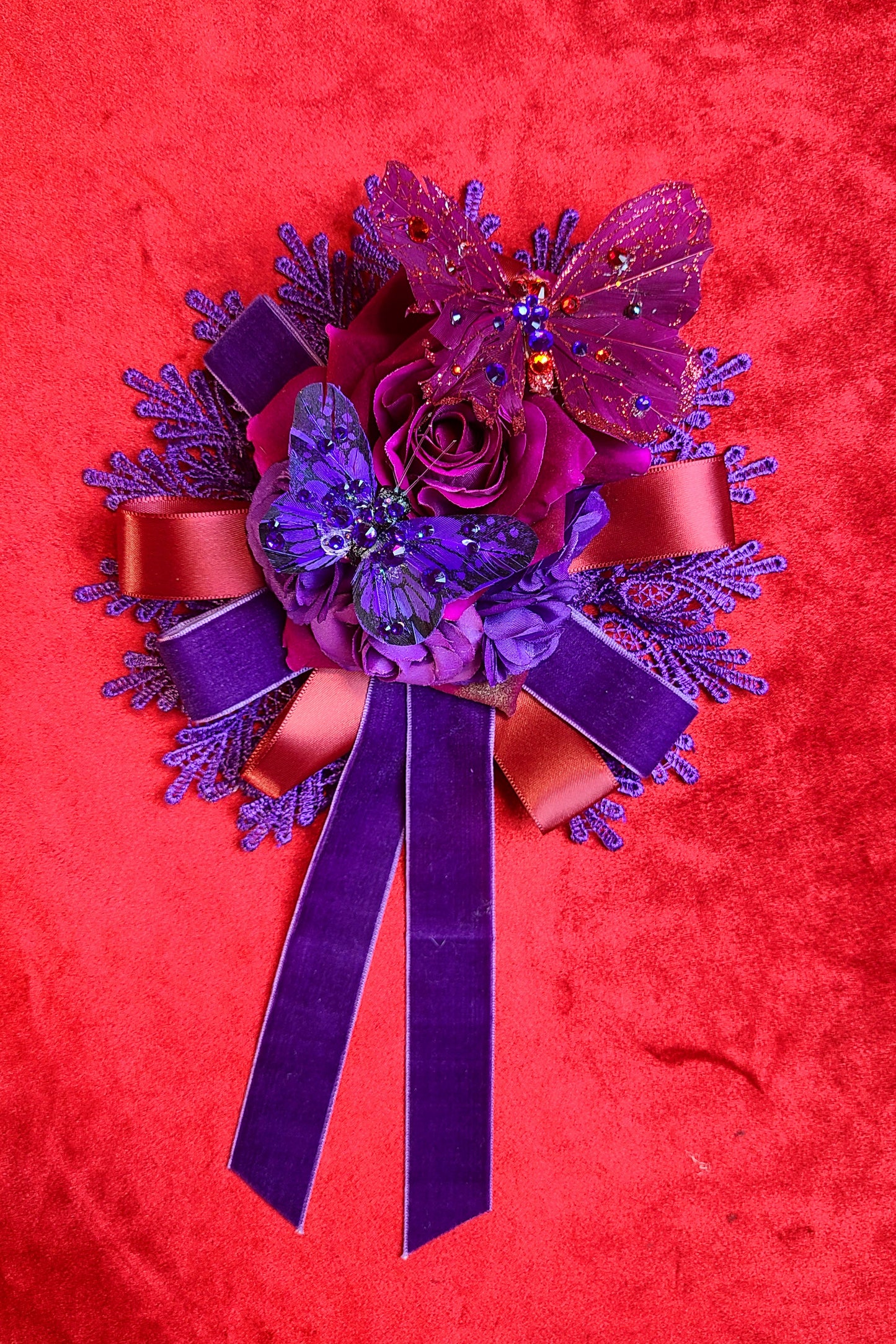 Violet Rose & The Butterfly headpiece (SOLD OUT)