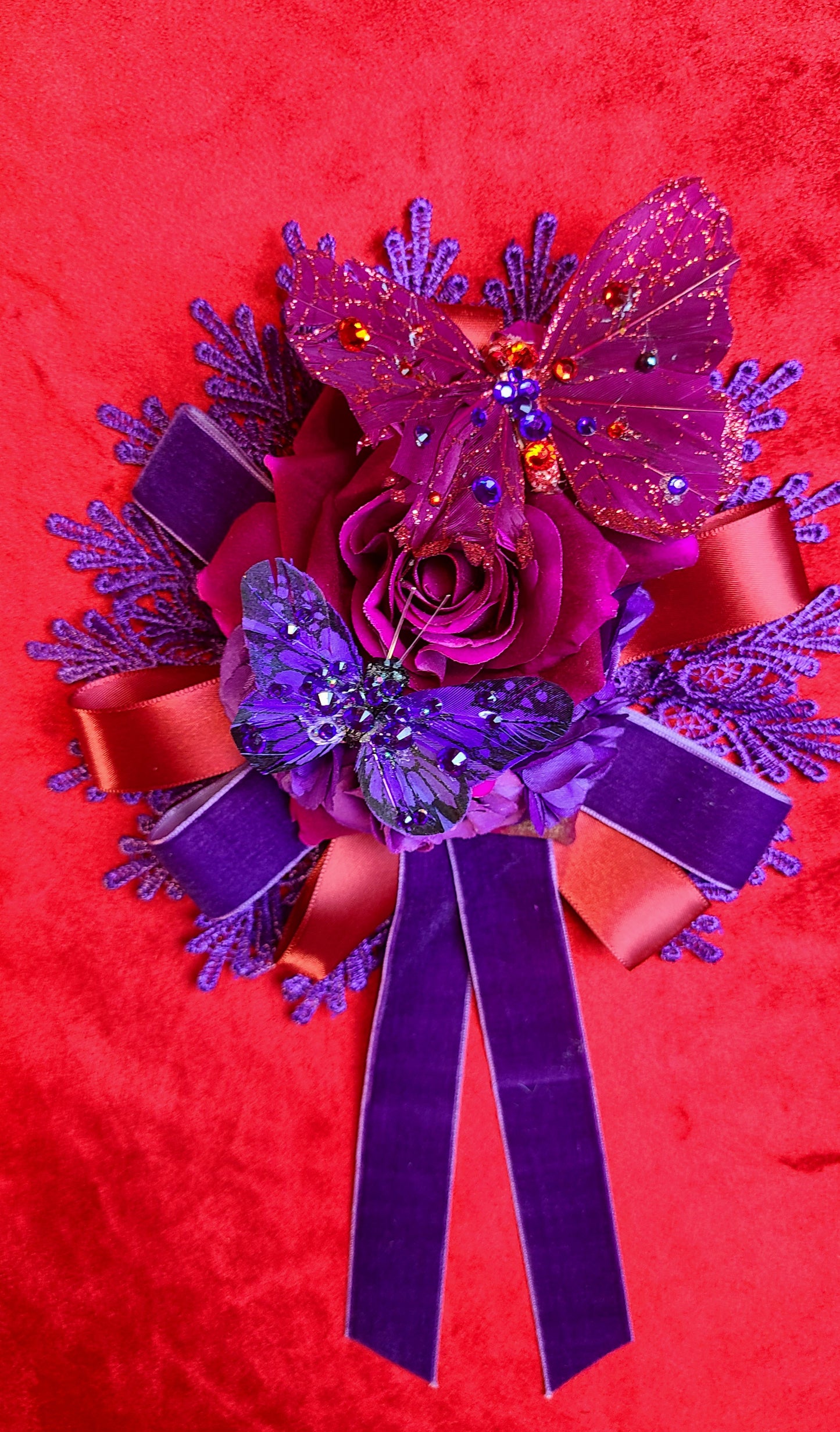 Violet Rose & The Butterfly headpiece (SOLD OUT)