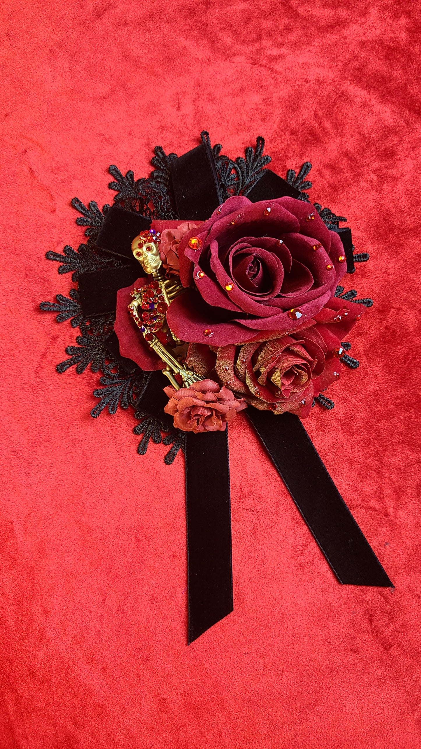 Red Rose Nightmare headpiece