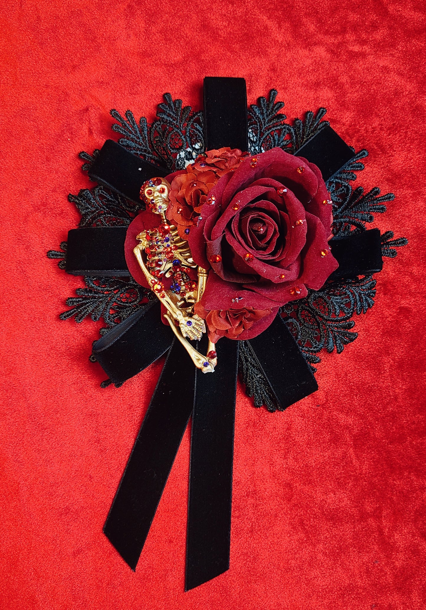 Red Rose Nightmare headpiece