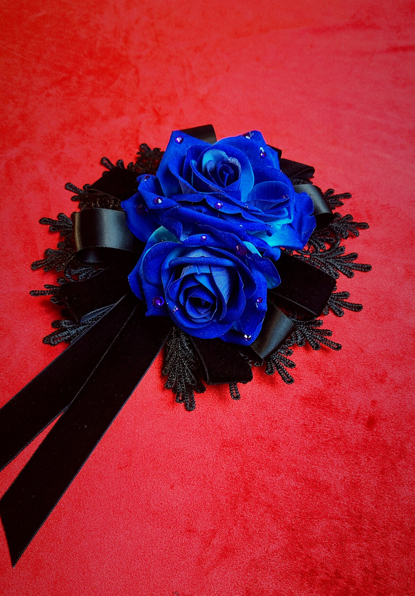 Rose bleue Headpiece