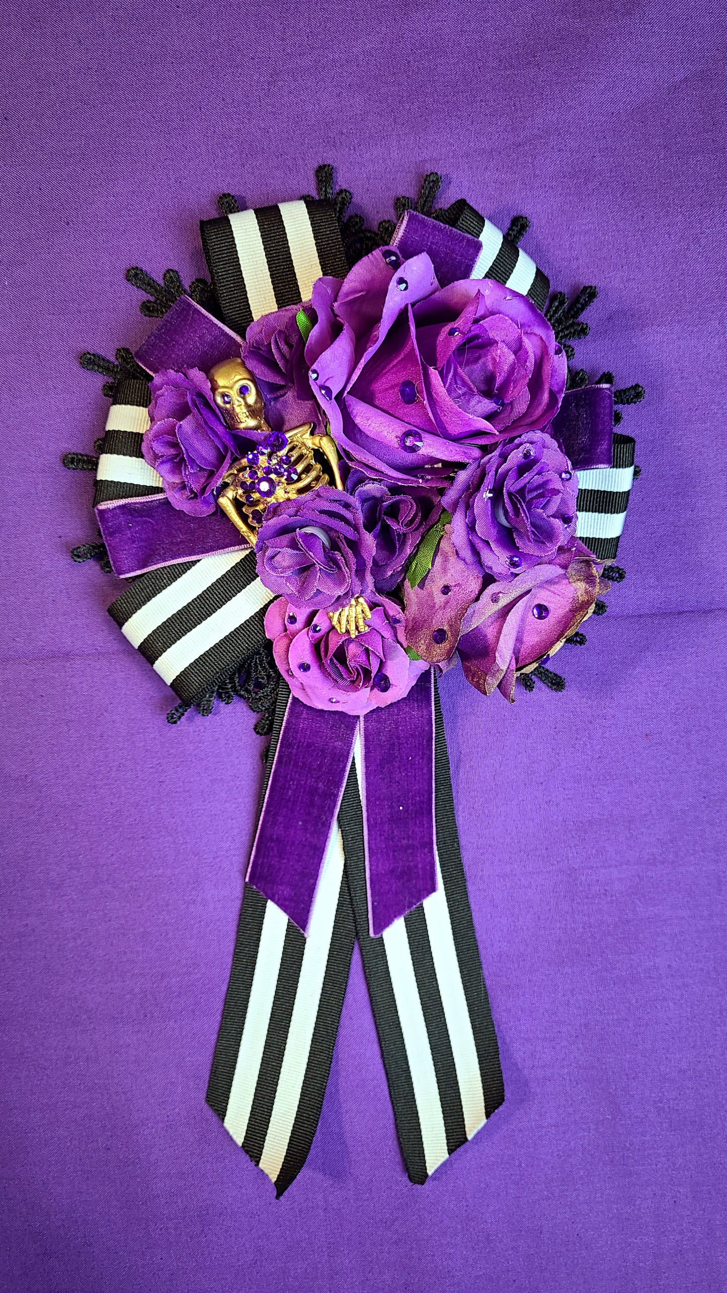 Nightmare Rose purple headpiece