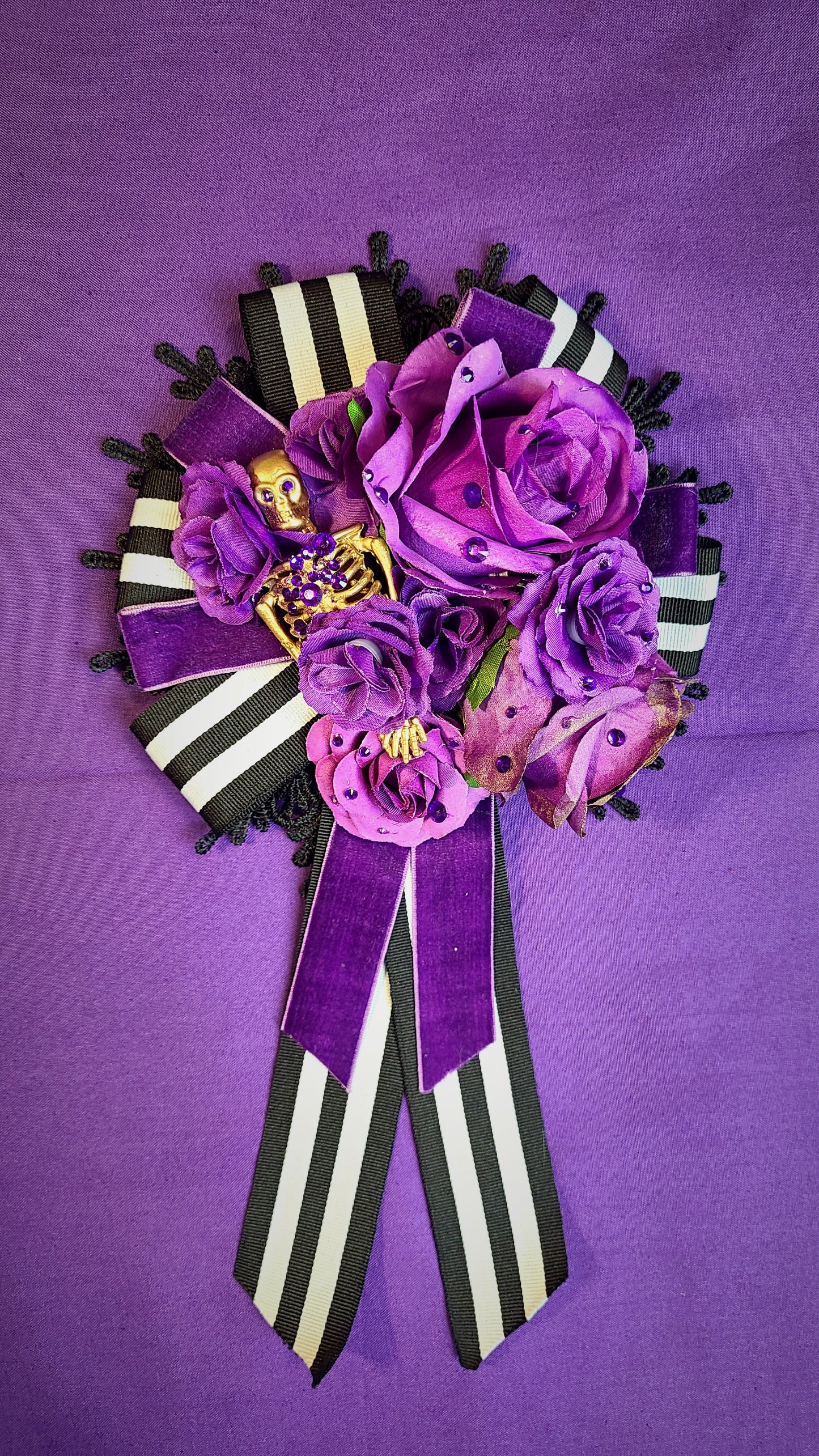 Nightmare Rose purple headpiece