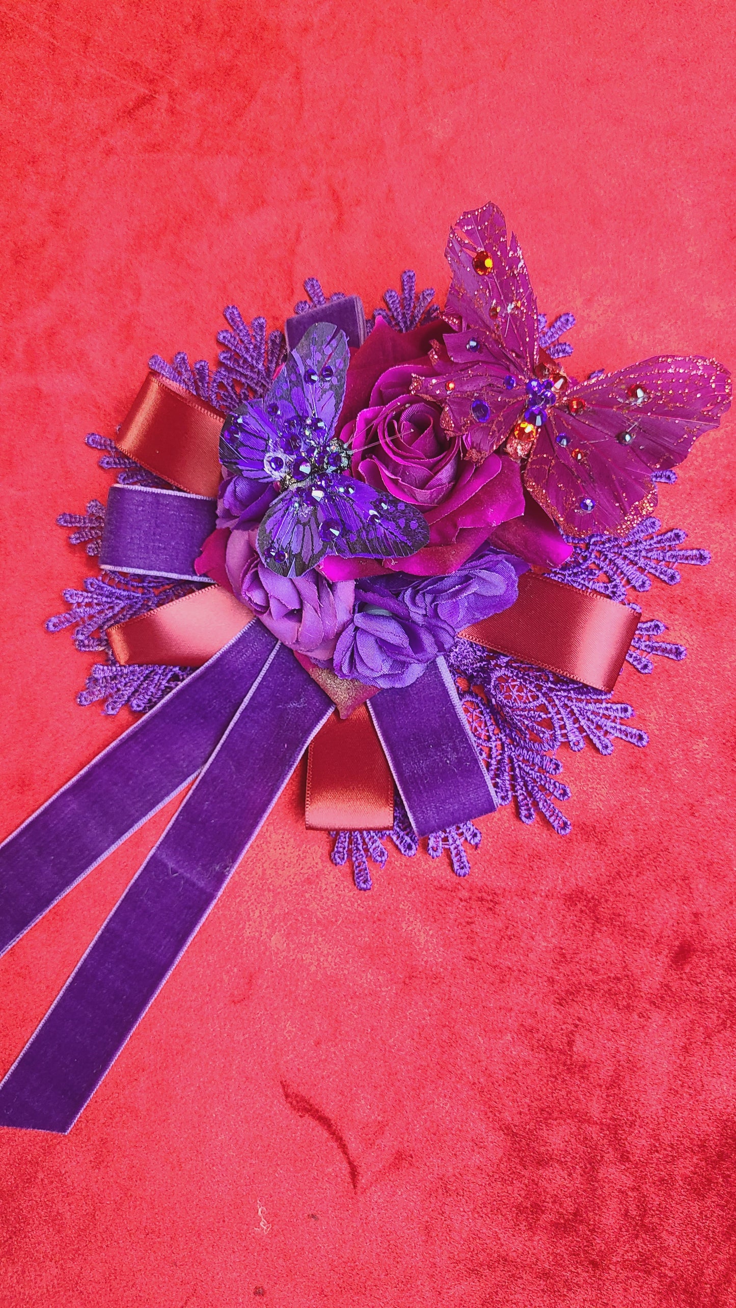 Violet Rose & The Butterfly headpiece (SOLD OUT)