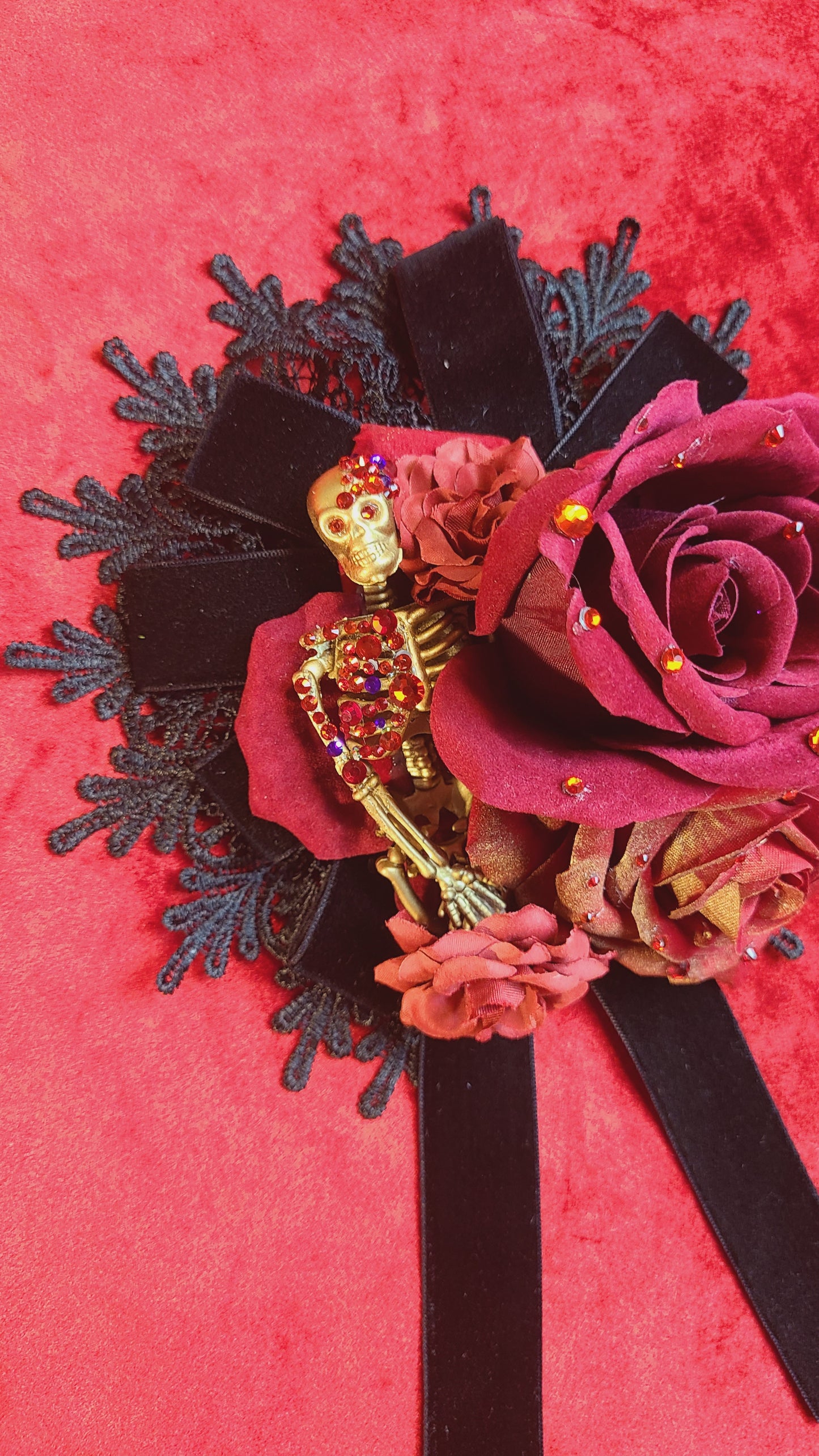 Red Rose Nightmare headpiece