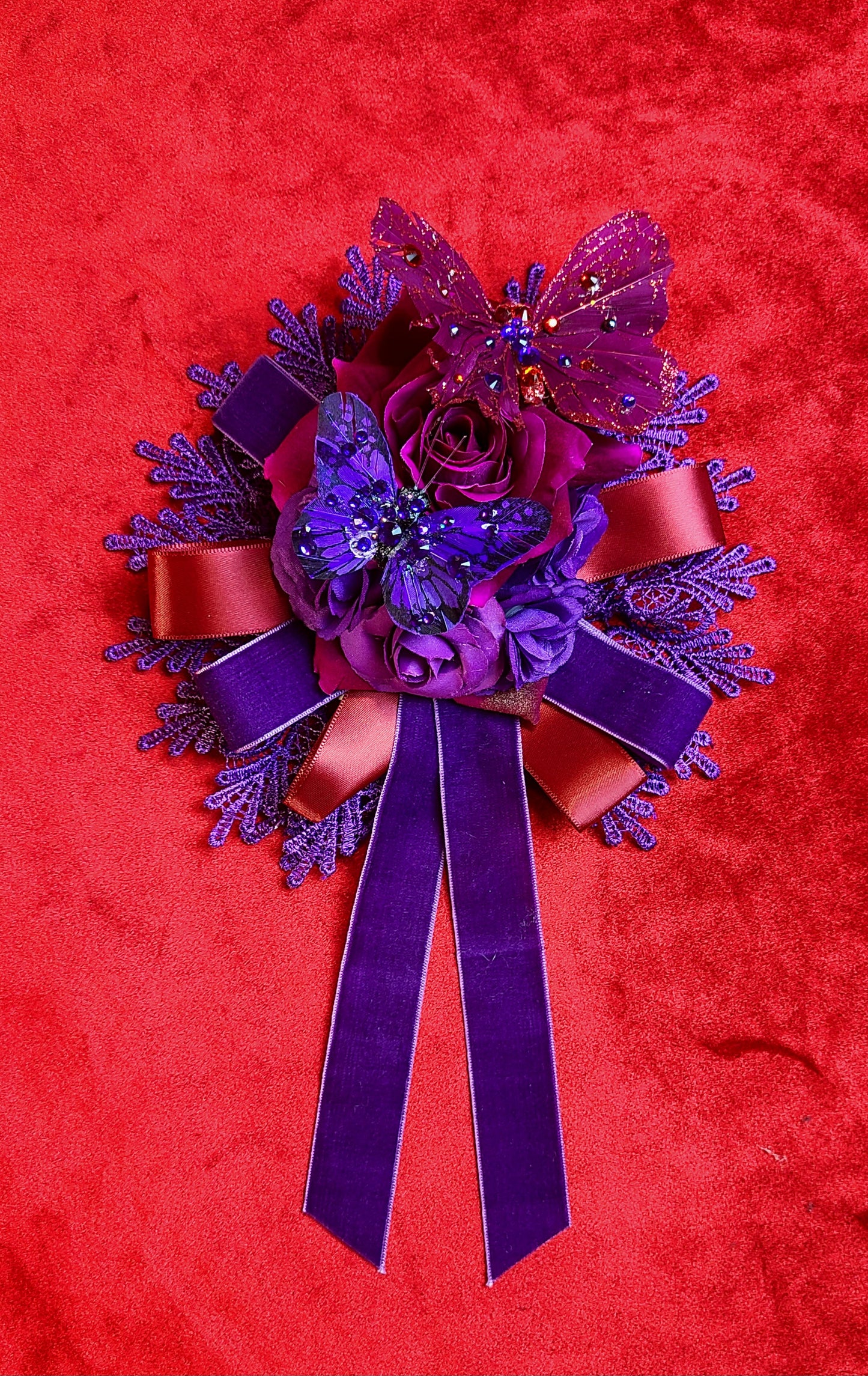 Violet Rose & The Butterfly headpiece (SOLD OUT)
