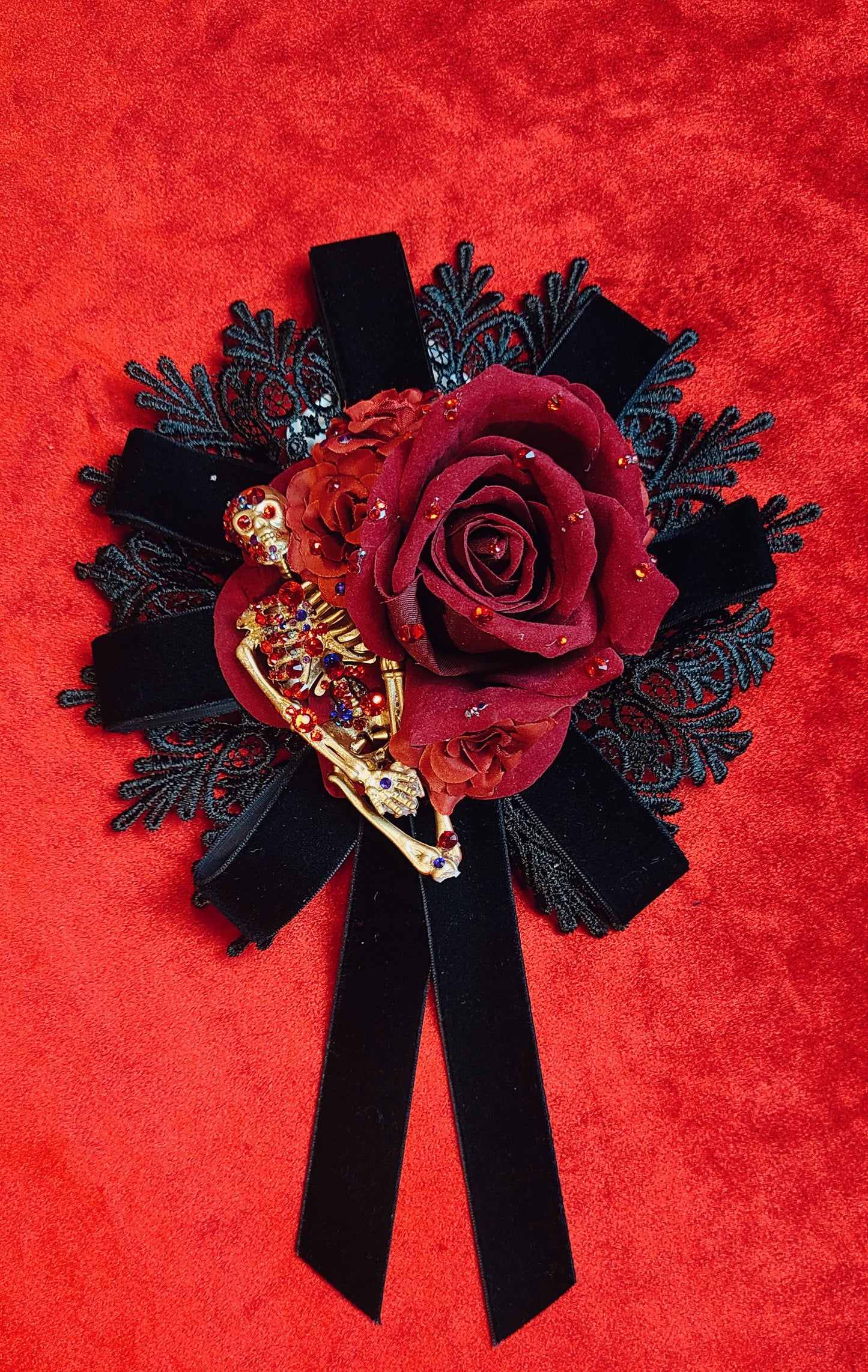 Red Rose Nightmare headpiece