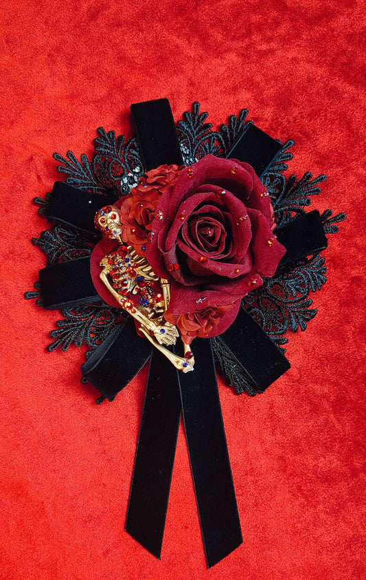 Red Rose Nightmare headpiece